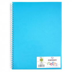Блокнот Canson Notes А4 50 листов голубой без линовки на спирали