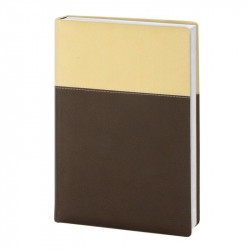 Ежедневник датированный на 2018 год InFolio Patchwork искусственная кожа А5 176 листов коричневый (140x200 мм)