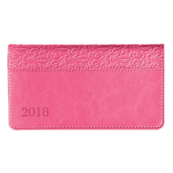 Еженедельник датированный на 2018 год InFolio Dolce Vita искусственная кожа A6 64 листа розовый (160x90 мм)
