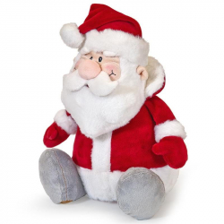 Новогодний сладкий набор Дед Мороз мягкая игрушка 700 г